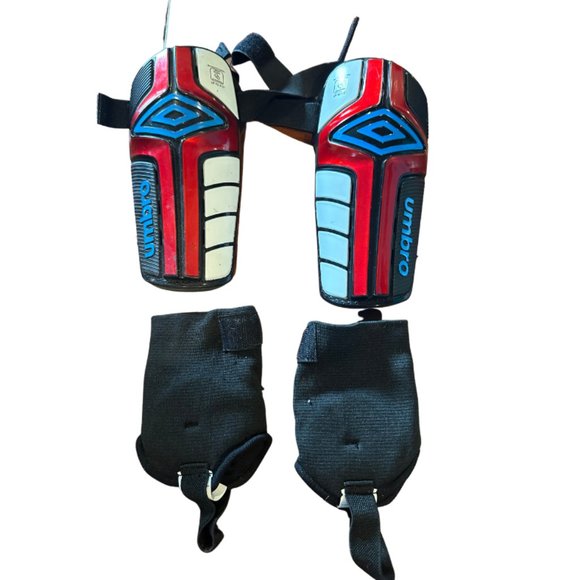 Umbro Shin Guards w Optional Additional Ankle Guards: NOCSEA comp up to 5'11 - Picture 1 of 7